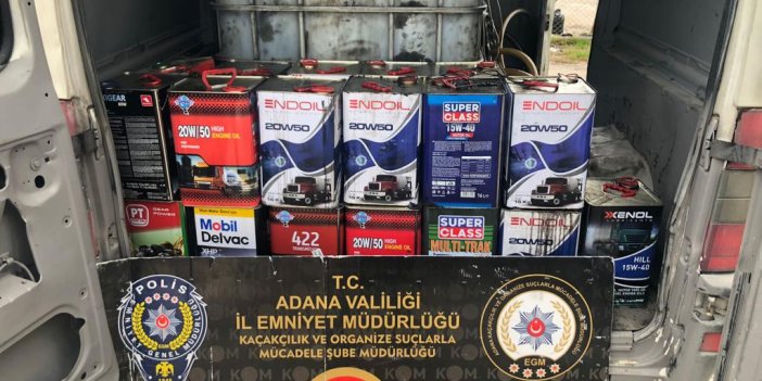 Adana'da 3 bin 700 litre kaçak akaryakıt ele geçirildi