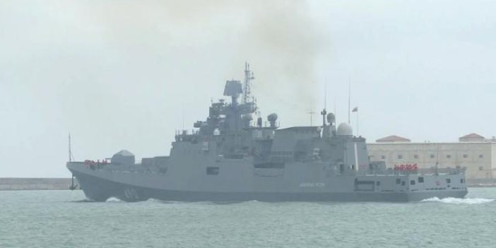 Ukrayna Rus gemisini vurdu