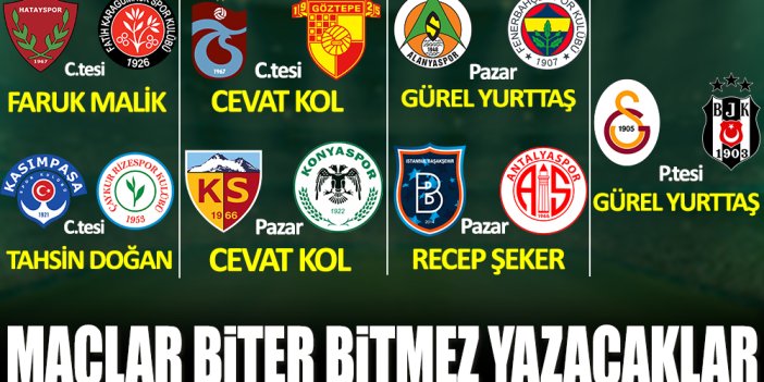 Süper Lig'de 29. hafta heyecanı Yeniçağ'da yaşanacak! İşte haftanın programı