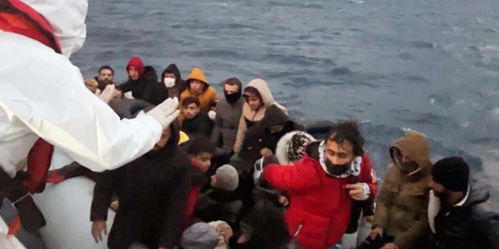Datça açıklarında 36 düzensiz göçmen kurtarıldı