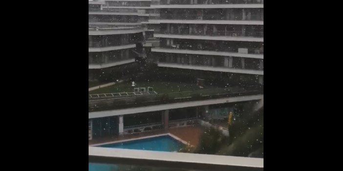 Burası Bahçeşehir! Kar İstanbul'a dalga dalga yayılıyor