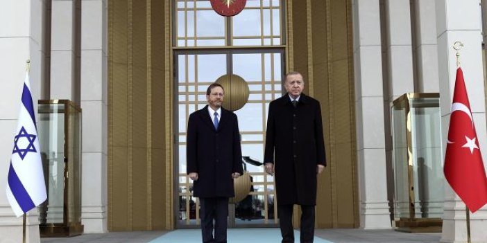 İsrail Cumhurbaşkanı Herzog ve Cumhurbaşkanı Erdoğan ortak açıklama yaptı