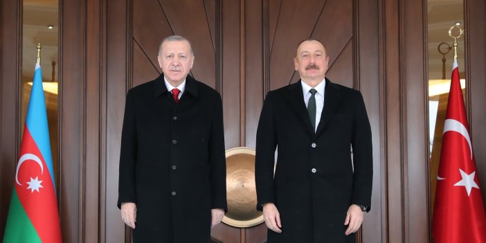 Cumhurbaşkanı Erdoğan İlham Aliyev ile görüştü