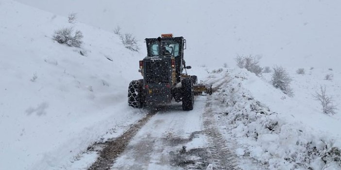 Sivas'ta 446 köy yolu ulaşıma kapandı