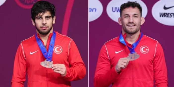 Milli güreşçilerden Avrupa Şampiyonası'nda 2 bronz madalya