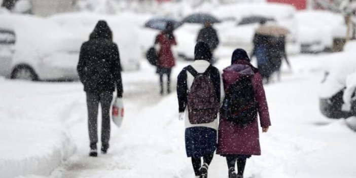 18 ilde eğitime kar engeli. İşte okulların tatil olduğu iller