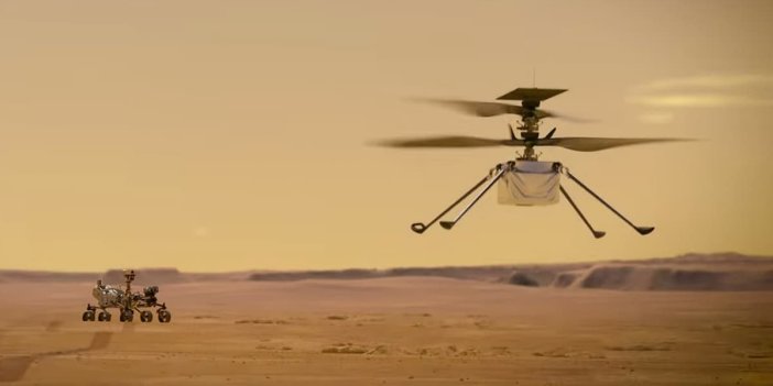 NASA'nın Mars helikopteri 21'inci uçuşunu tamamladı