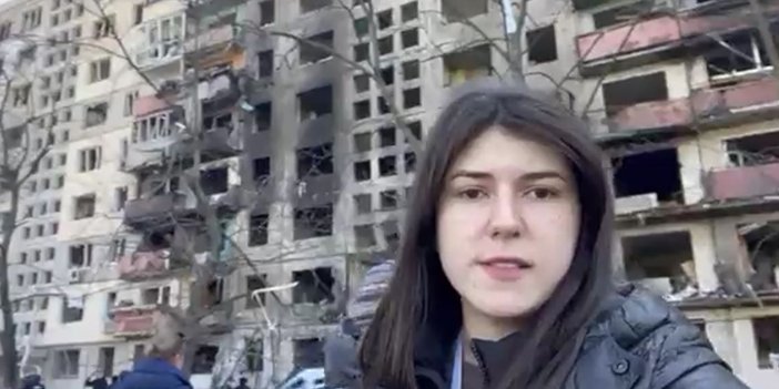 Kırımlı kahraman gazeteci Gülsüm Khalilova Kiev'deki son durumu bildirdi