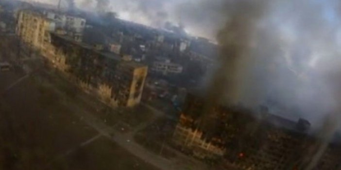 Ukrayna’daki dehşet havadan görüntülendi! Koca bir kent yok oldu