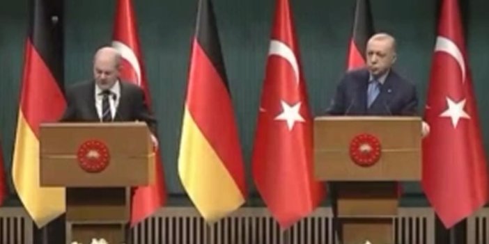 Erdoğan, Alman gazetecinin sansür sorusuna cevap vermedi