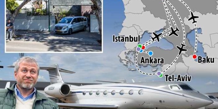Roman Abramovich'in özel jeti İstanbul'da
