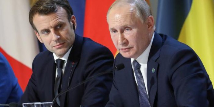 Macron'dan Rusya'ya verilen silahlarla ilgili açıklama