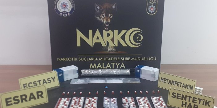 Malatya'da uyuşturucu operasyonu. 12 zanlı yakalandı