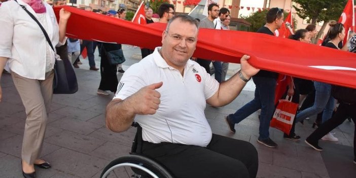 Milli sporcunun tekerlekli sandalyesi çalındı