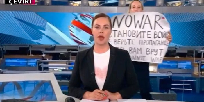 Rus televizyonunda savaş karşıtı protesto yapan editör, Fransa'nın teklifini reddetti