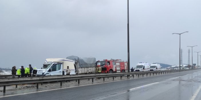 İstanbul'da iki zincirleme trafik kazası