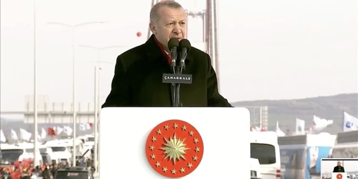 Erdoğan Çanakkale Köprüsü açılışında konuştu
