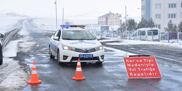 Kars-Iğdır kara yolu ulaşıma kapatıldı