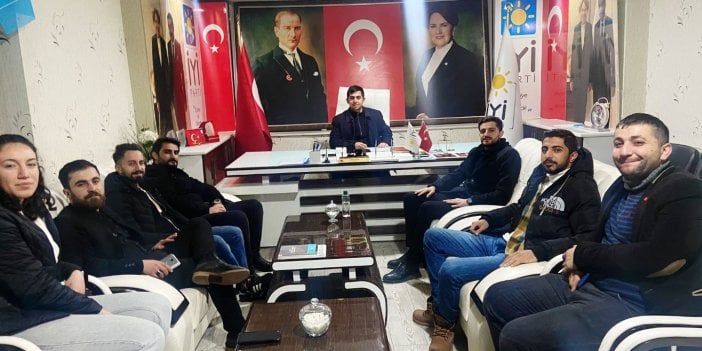 CHP Gençlik Kolları'ndan İYİ Parti Gençlik Kolları'na ziyaret