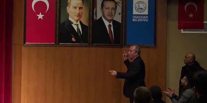 Muharrem İnce'nin Erdoğan'ın fotoğrafına sorduğu soru gündem oldu