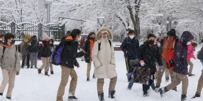 Valilik duyurdu! Kar yağışı nedeniyle okullar tatil edildi