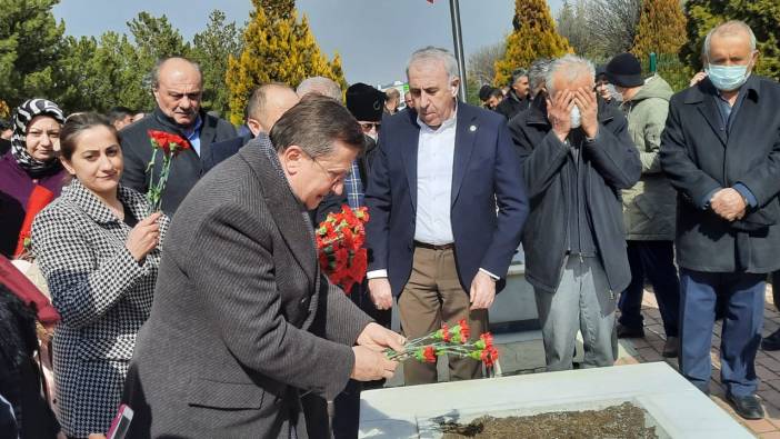 İYİ Parti Kocaeli Milletvekili Lütfü Türkkan Kahramankazan Şehitliği’nde anma töreni’ne katıldı