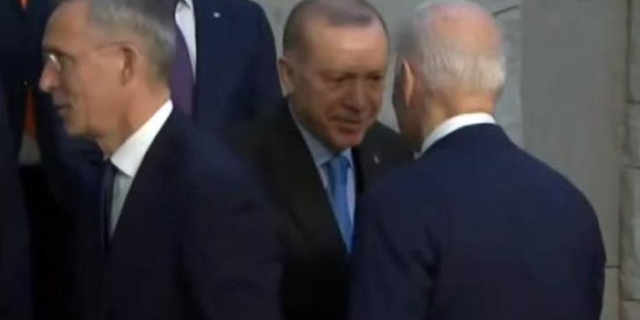 Yandaş TV kanalında Erdoğan'la Biden'ın tokalaşması ballandıra ballandıra anlatıldı