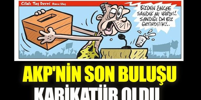 AKP'nin son buluşu karikatür oldu