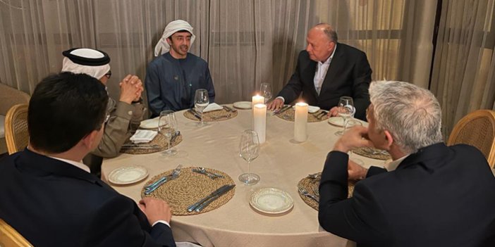 BAE, İsrail'le olan ilişkisini pekiştirdi. Birlikte yemek yiyip karar aldılar