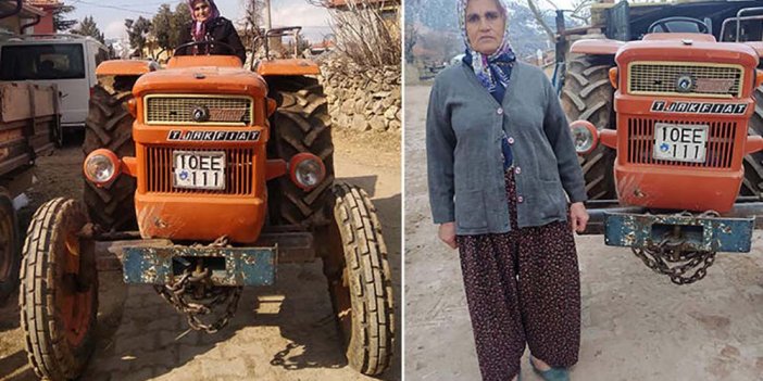 Emine teyze tutanağı hayatının şokunu yaşadı: Traktörle Isparta'dan İstanbul'a nasıl gideyim