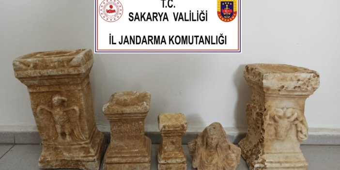 Sakarya’da tarihi eser operasyonu
