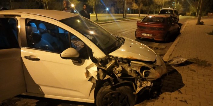 Kahramanmaraş’ta kaza: Park halindeki otomobile çarptı
