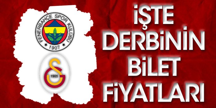 Fenerbahçe Galatasaray derbisinde en ucuz bilet 120 TL