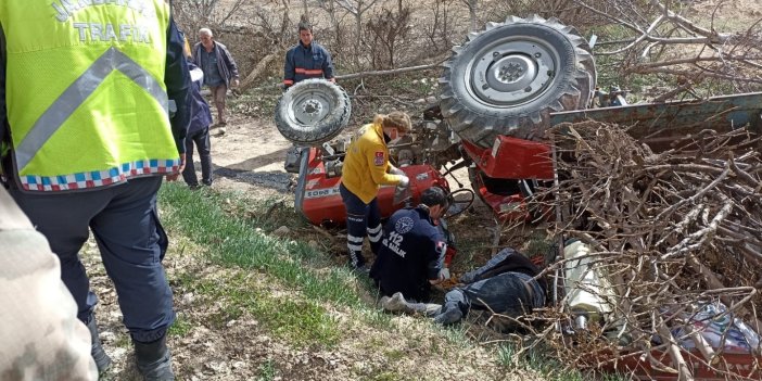 Malatya’da traktör kazası: 1 ölü, 1 yaralı