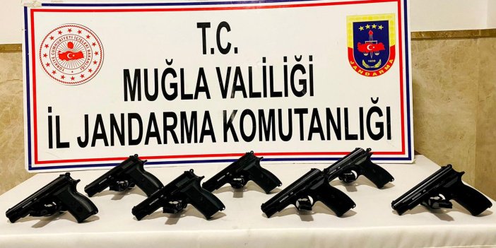 Muğla’da silah kaçakçılarına operasyon