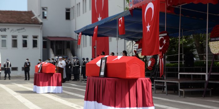 Şehit 2 askerin cenazeleri, memleketlerine uğurlandı