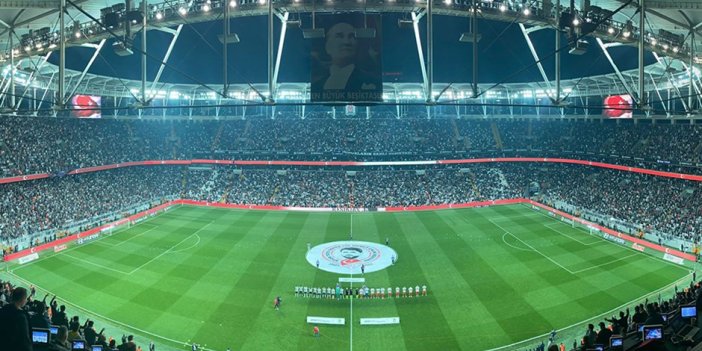 Beşiktaş taraftarının Dolmabahçe'deki tezahüratları iki kıtadan duyuldu