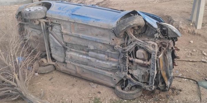 Konya'da kontrolden çıkan otomobil takla attı: 6 yaralı