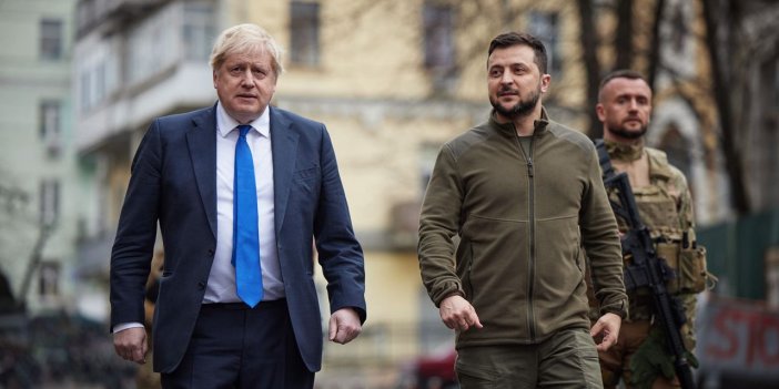 Hiçbir lider cesaret edememişti! İngiltere Başbakanı Kiev sokaklarında