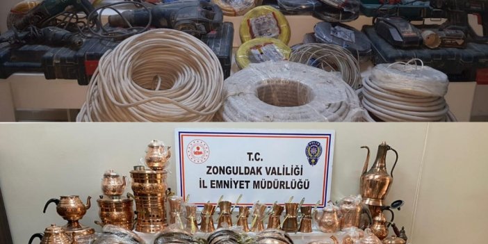 Zonguldak'ta 5 ayrı işyerini soyan 3 kişi yakalandı