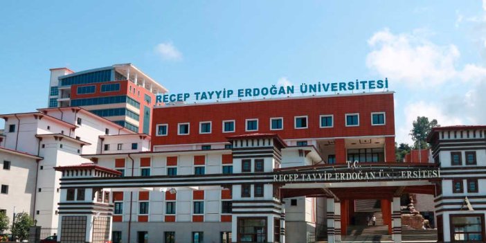 Recep Tayyip Erdoğan Üniversitesi ilanı verdi