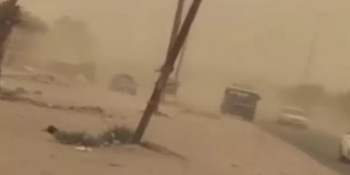 Irak’ta kum fırtınası nedeniyle uçuşlar askıya alındı