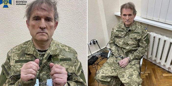 Kızının vaftiz babası Putin olan Ukraynalı firari milletvekili Medvedchuk yakalandı