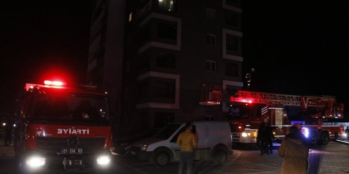 Adana’da lüks sitede yangın çıktı