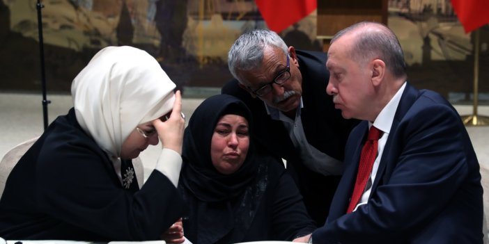 Erdoğan, şiddet mağduru kadınların yakınlarıyla bir araya geldi
