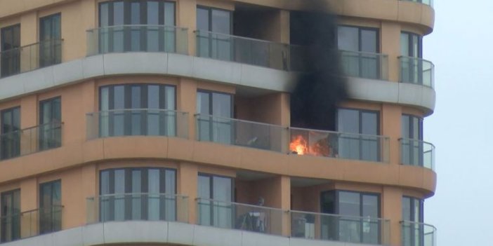 İstanbul'da rezidansta yangın paniği