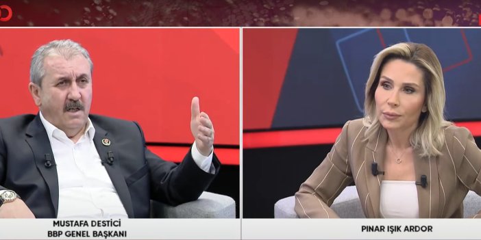 Mustafa Destici Millet İttifakı adayı olarak kimi görmek istediğini tv100'de açıkladı