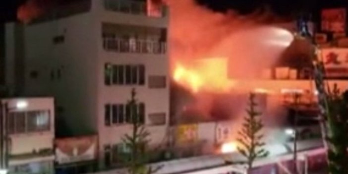 Japonya’da alışveriş merkezinde korkutan yangın
