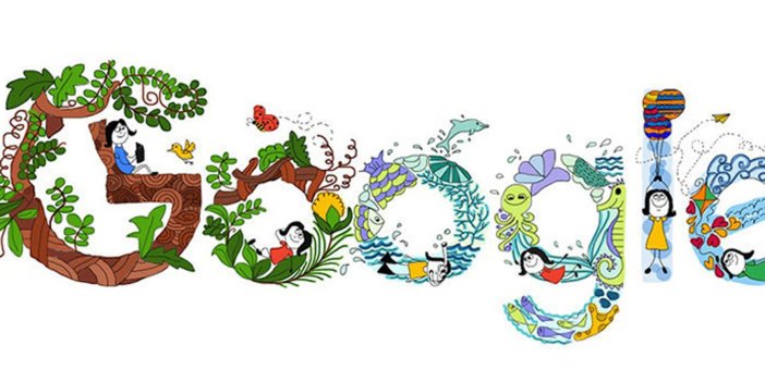 Google, dünya gününde iklim değişikliğine dikkat çeken Doodle logosu kullandı