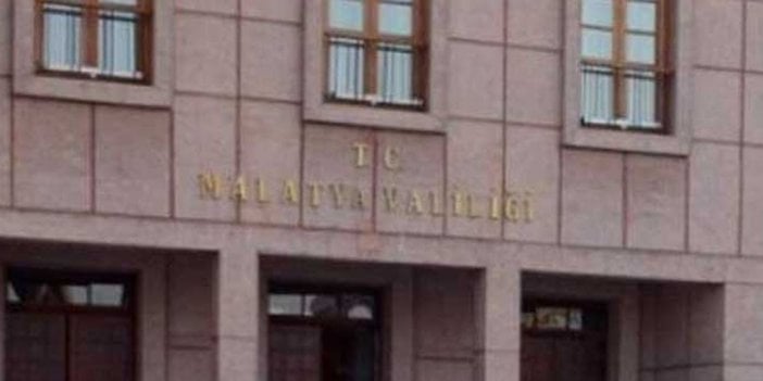 Malatya Valiliği ilanı verdi